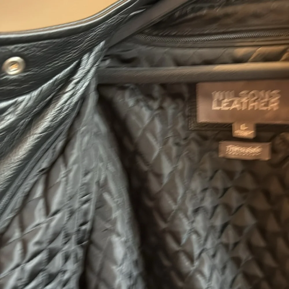Men’s Leather Riding Jacket - Picture 4 of 4
